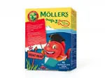 Mollers Omega 3 Želé rybičky 45ks malinová příchuť