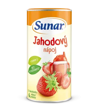 Sunar rozpustný nápoj jahodový 200g