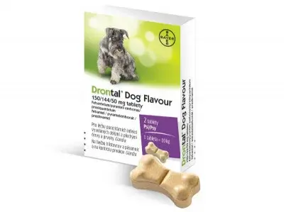 Drontal Dog Flavour 150/144/50mg psy tbl.2