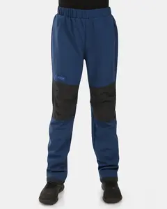 Dětské softshellové outdoorové kalhoty kilpi rizo-j tmavě modrá 122-128