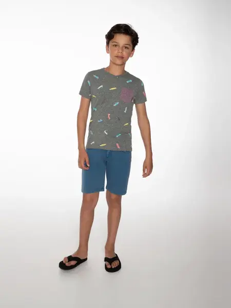 Chlapecké kraťasy protest orlin modrá 152