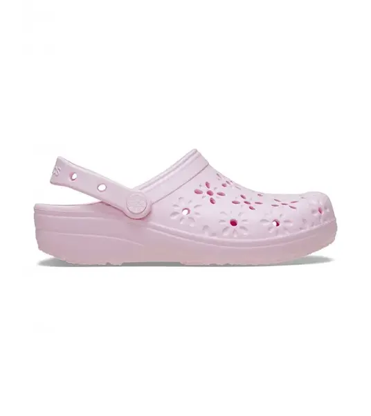 Dámské boty crocs classic floral cut out růžová 39-40