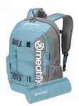 Meatfly batoh Basejumper Grey Heather / Aqua 22 L + PENÁL ZDARMA | Šedá | Objem 22 L