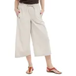 Dámské lněné 3/4 kalhoty bushman kita béžová 40p