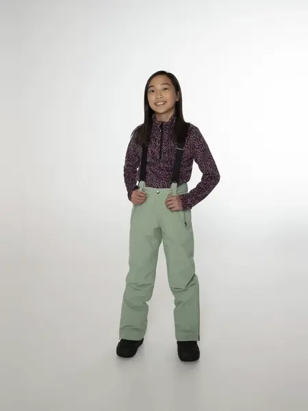 Dívčí zimní lyžařské kalhoty protest sunny zelená 128