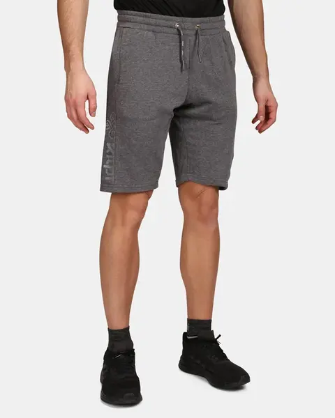 Pánské teplákové šortky kilpi tuscon-m tmavě šedá s