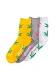Ponožky meatfly ganja girl s19 triple pack xs/s