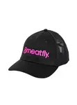 Meatfly kšiltovka MF Logo Trucker Magenta / Black | Černá | Velikost One Size