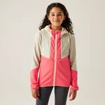 Dětská fleecová mikina regatta dissolver x růžová/béžová 152