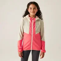 Dětská fleecová mikina regatta dissolver x růžová/béžová 152