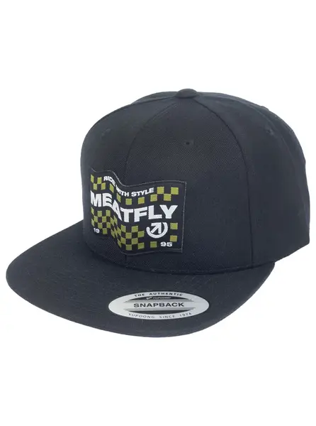 Meatfly kšiltovka Hornet Snapback Black | Černá | Velikost One Size