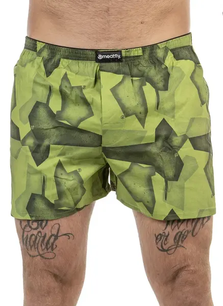 Meatfly pánské trenýrky Agostino Double Pack D - Shade | Šedá | Velikost XL