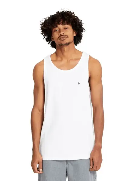 Volcom pánské tílko Stone Blanks Bsc Tt White | Bílá | Velikost XL | 100% bavlna