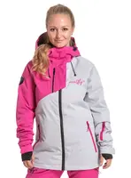 Meatfly dámská SNB & SKI bunda Deborah Premium Berry Pink | Růžová | Velikost L