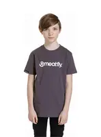 Meatfly dětské tričko Bart Mystic Grey | Šedá | Velikost 158 | 100% bavlna