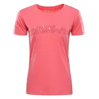 Dámské triko z organické bavlny alpine pro termesa 3 červená xxl