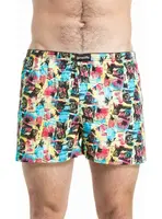 Pánské trenýrky meatfly agostino double pack žlutá/modrá m