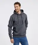 Pánská mikina s kapucí albus sam 73 šedá 4xl