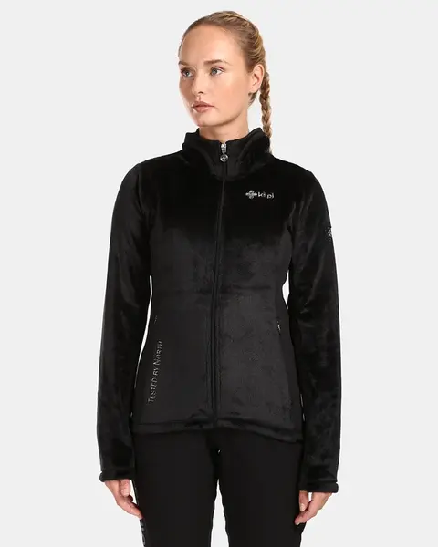 Dámská hřejivá mikina bez kapuce kilpi skathi-w černá 44