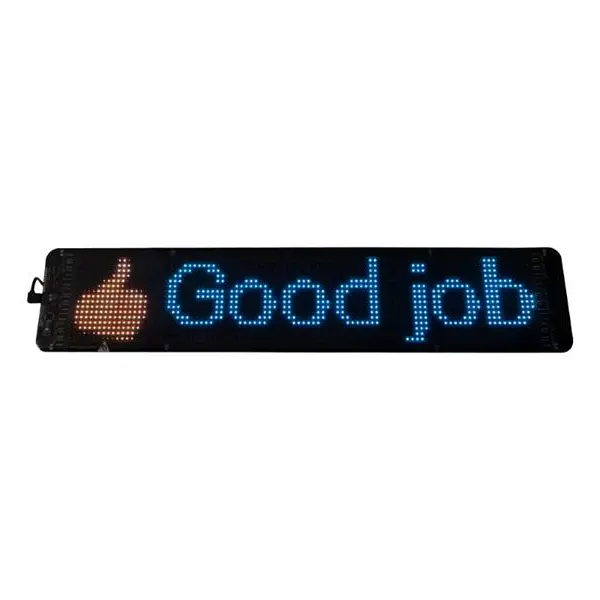 LED matrix panel "Devil eyes" 12 x 60cm