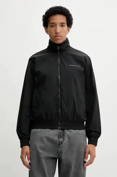 Bunda Tommy Jeans pánská, černá barva, přechodná, DM0DM21667