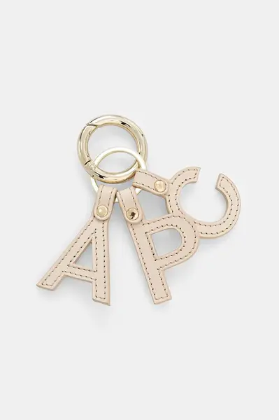 Kožená klíčenka A.P.C. porte-cles lettres