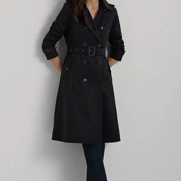 Kabát Lauren Ralph Lauren tmavomodrá barva, 297951255