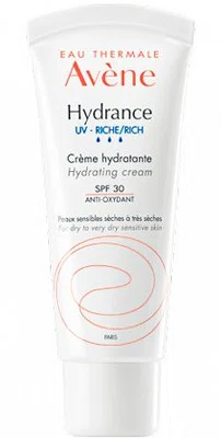 Avène Hydratační pleťový krém pro suchou až velmi suchou pleť SPF 30 Hydrance Rich (Hydrating Cream) 40 ml