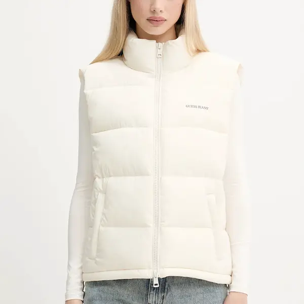 Vesta Guess Jeans dámská, černá barva, zimní, W4BN59 WGII2
