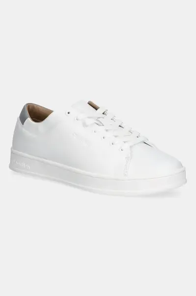 Kožené tenisky Calvin Klein PURE LOW LACEUP CUPSOLE HF LTH