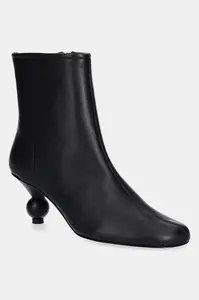 Kožené kotníkové boty Weekend Max Mara Acro