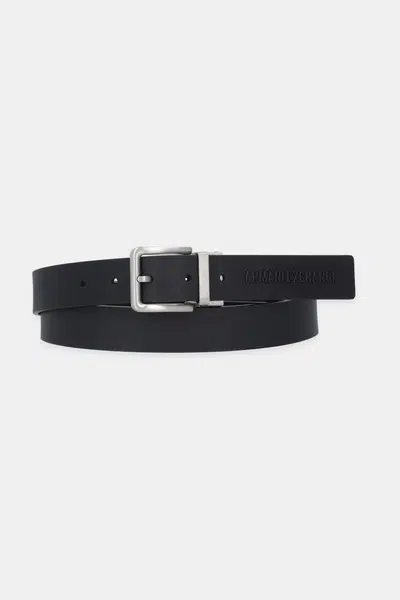 Kožený pásek Armani Exchange pánský, černá barva, XM001700 AF17392