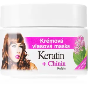 Bione Cosmetics Keratin + Chinin krémová maska na vlasy 260 ml