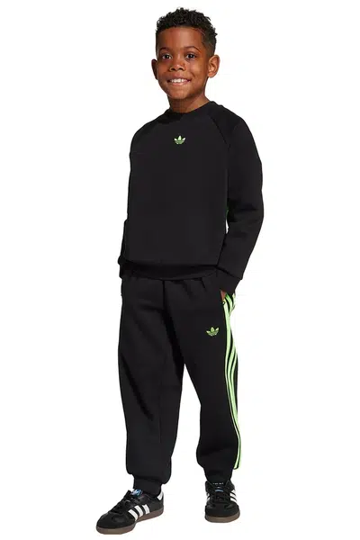 Dětská tepláková souprava adidas Originals černá barva, JX0546