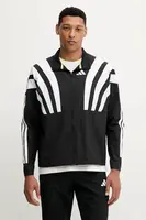 Běžecká bunda adidas Performance Adizero černá barva, přechodná, oversize, HZ3692