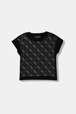 Dětské tričko Guess černá barva, J5YI37 K6YW4