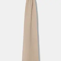 Vlněná šála Weekend Max Mara BARDIES dámská, béžová barva, hladká, 2525746035600