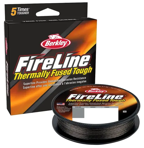 Berkley splétaná šňůra fireline fused original smoke 300 m - 0,12 mm 7,2 kg