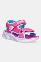 Dětské sandály Skechers SOLA GLOW SANDAL růžová barva, 303024L