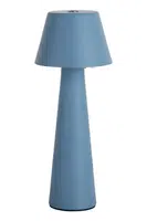 Bezdrátová stolní LED lampa Leitmotiv Mini LED Cone modrá barva