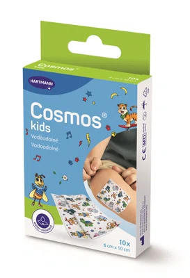 Cosmos Kids 6 x 10 cm voděodolné náplasti 10 ks