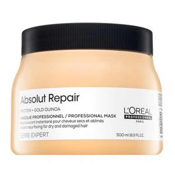 L´Oréal Professionnel Série Expert Absolut Repair Gold Quinoa + Protein Masque vyživující maska pro velmi poškozené vlasy 500 ml