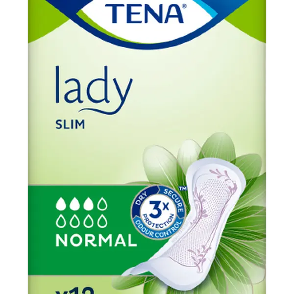 TENA Lady Normal Slim Inkontinenční vložky 12 ks