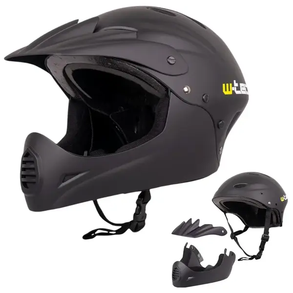 Downhill přilba W-TEC Campanero Matt Black S (48-54)