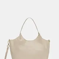 Kožená kabelka Answear.LAB béžová barva