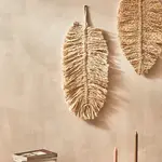 Nástěnná dekorace Calma House Ural béžová barva