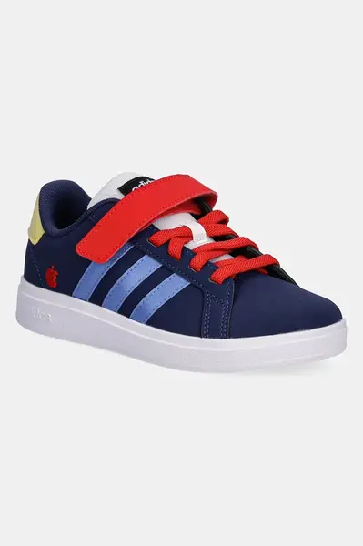 Dětské tenisky adidas GRAND COURT 00s SNOW WHITE tmavomodrá barva, JR4902