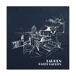 Hedvábný šátek Lauren Ralph Lauren dámský, tmavomodrá barva, 454980724