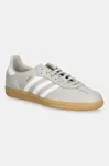 Dětské kožené tenisky adidas Originals SAMBA OG béžová barva, JQ2853