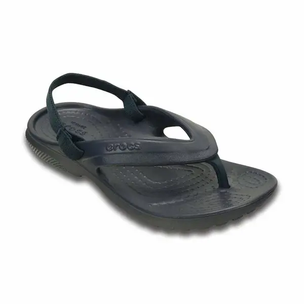 Dětské žabky Crocs CLASSIC FLIP tmavomodrá barva